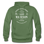 Madison County Vintage KY's Finest Hoodie - military green