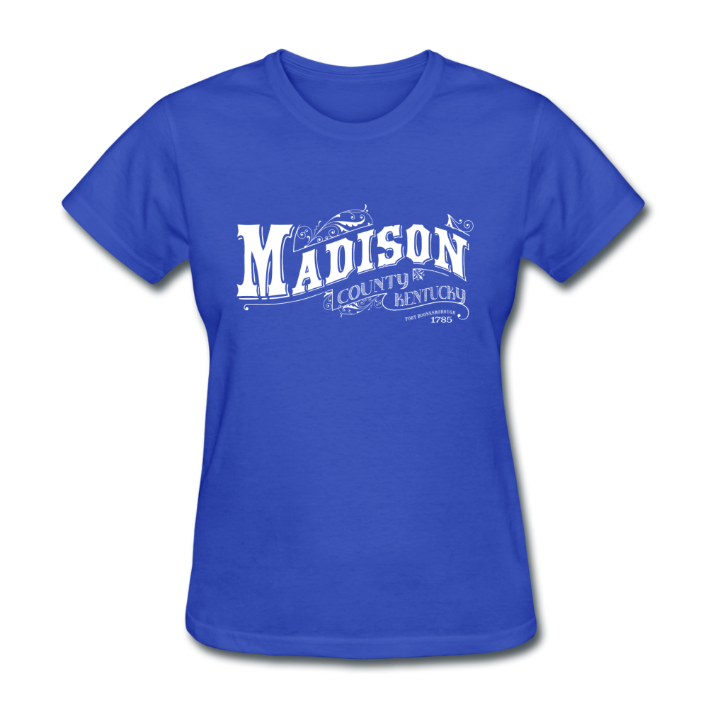 Madison County Ornate Women's T-Shirt - royal blue