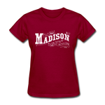 Madison County Ornate Women's T-Shirt - dark red