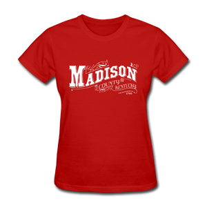 Madison County Ornate Women's T-Shirt - red