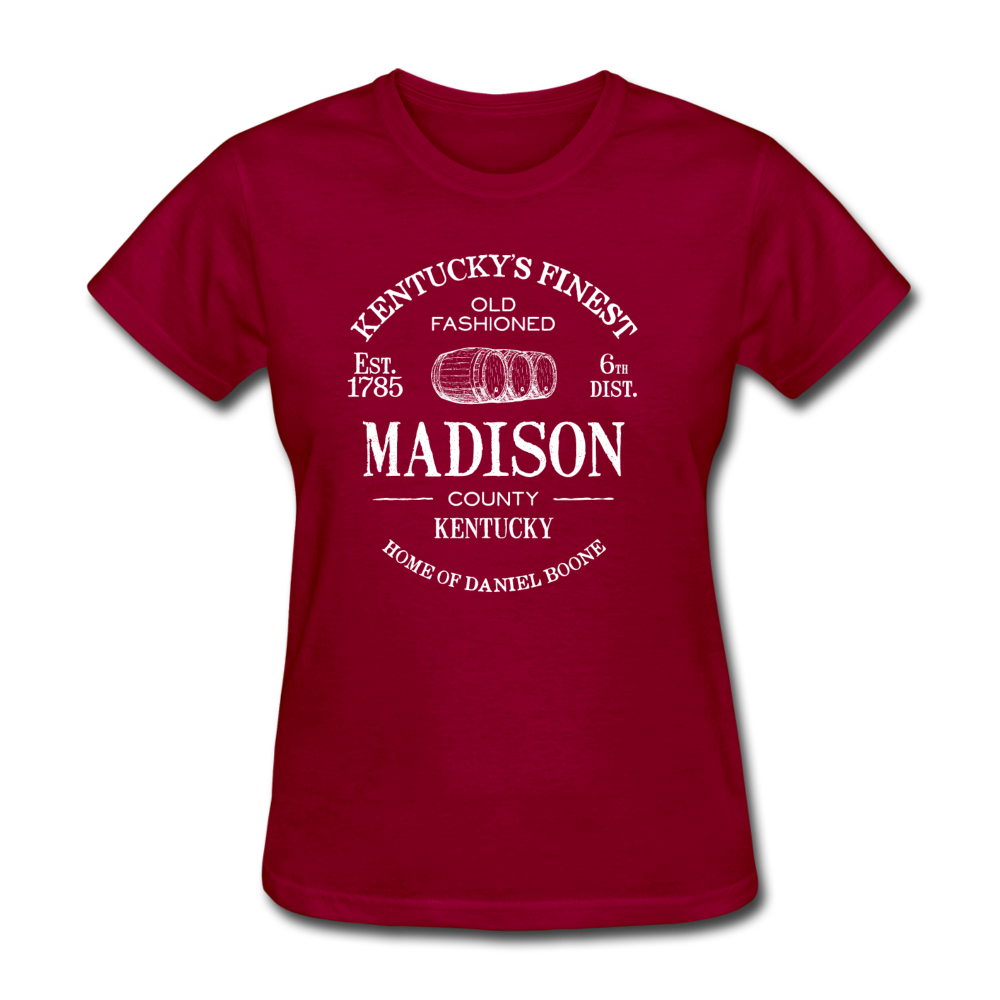 Madison County Vintage KY's Finest Women's T-Shirt - dark red