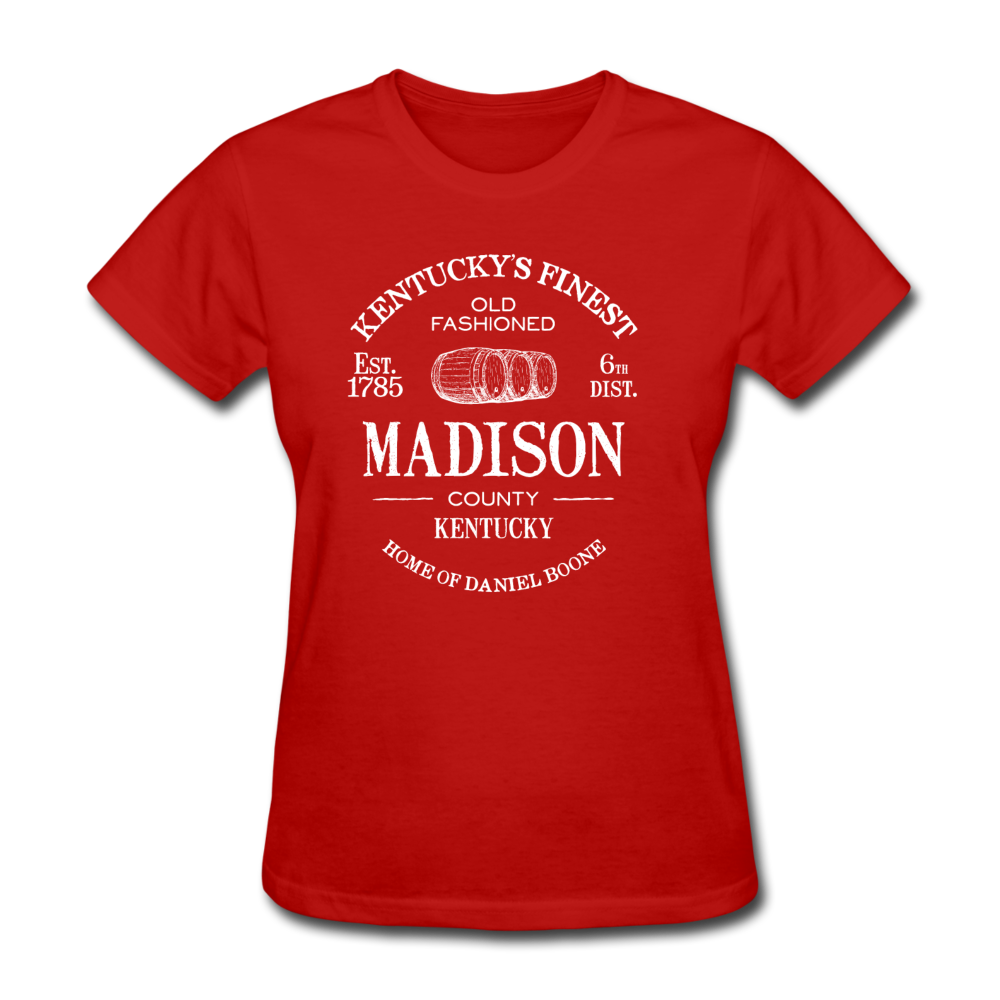 Madison County Vintage KY's Finest Women's T-Shirt - red