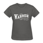 Warren County Map Women's T-Shirt - charcoal