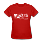 Warren County Map Women's T-Shirt - red