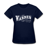 Warren County Map Women's T-Shirt - navy