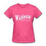 Warren County Map Women's T-Shirt - heather pink