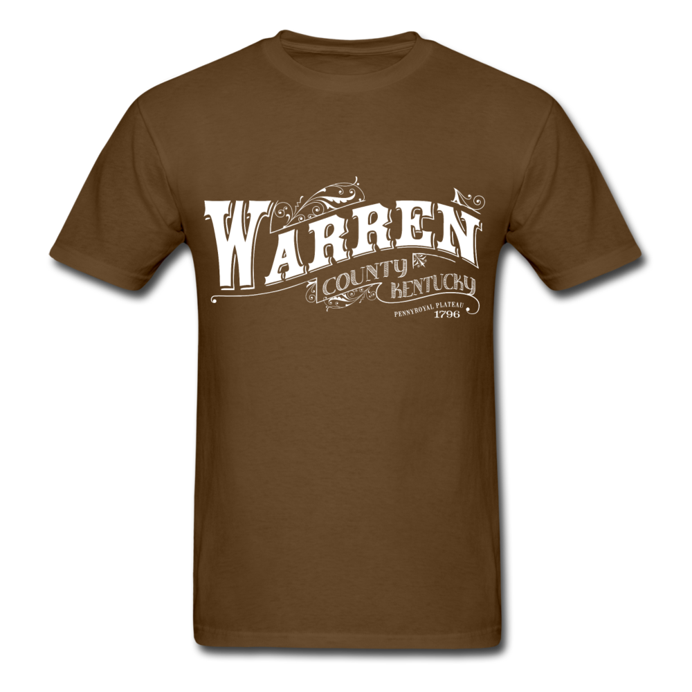 Warren County Ornate T-Shirt - brown