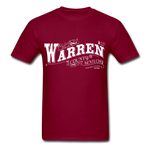 Warren County Ornate T-Shirt - burgundy