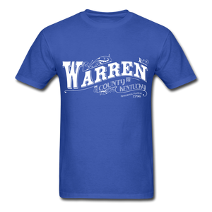 Warren County Ornate T-Shirt - royal blue