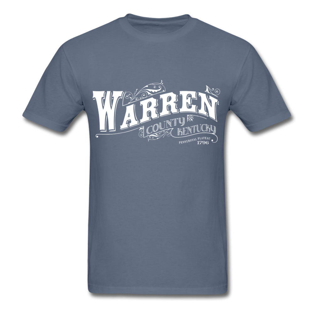 Warren County Ornate T-Shirt - denim