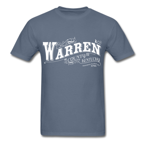 Warren County Ornate T-Shirt - denim