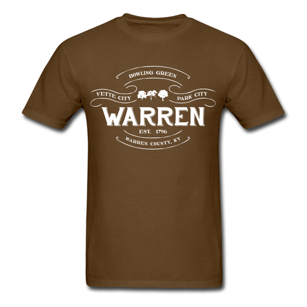 Warren County Vintage Banner T-Shirt - brown