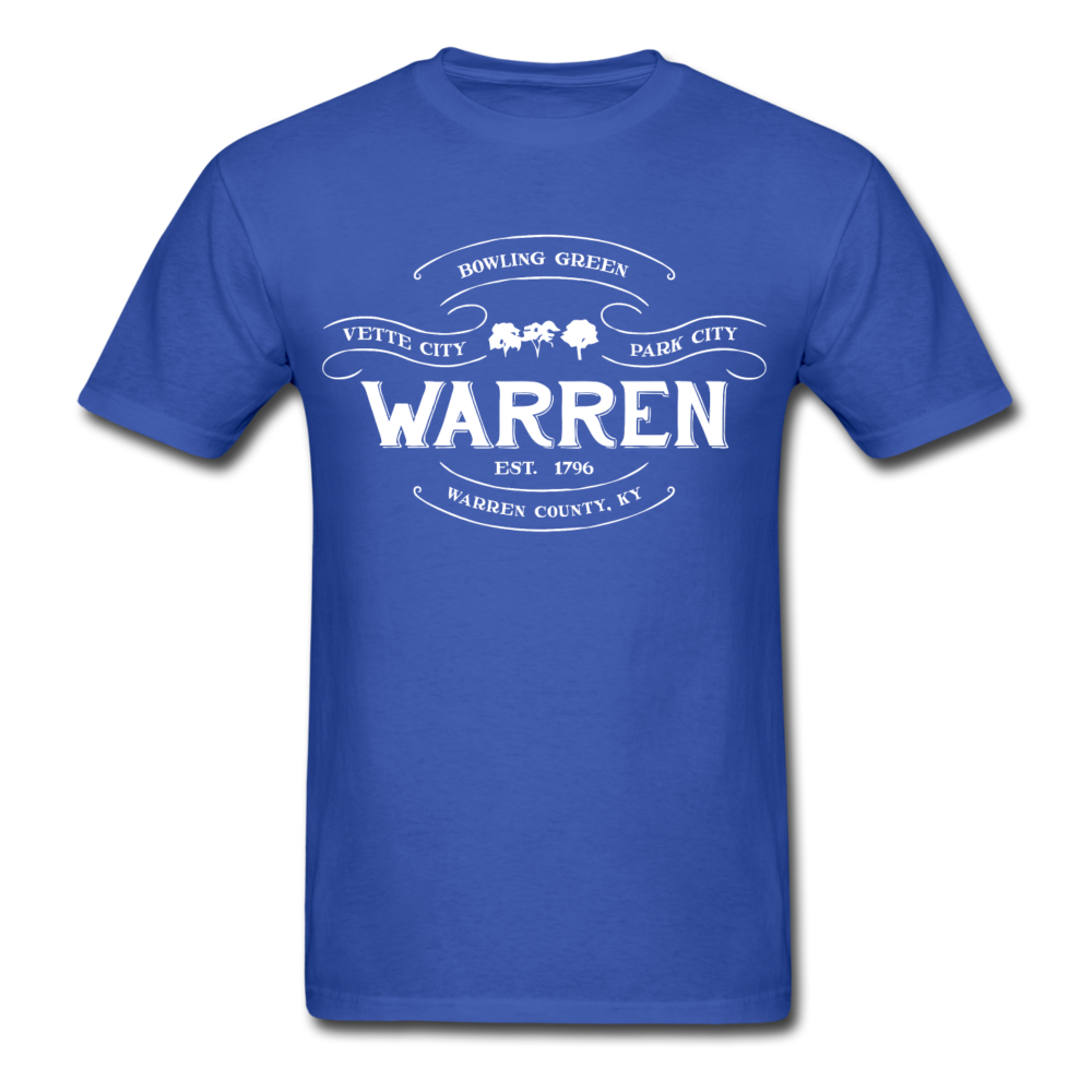 Warren County Vintage Banner T-Shirt - royal blue