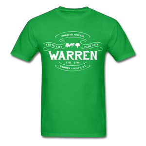 Warren County Vintage Banner T-Shirt - bright green