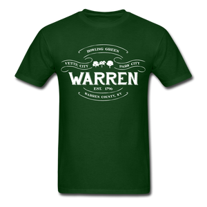 Warren County Vintage Banner T-Shirt - forest green
