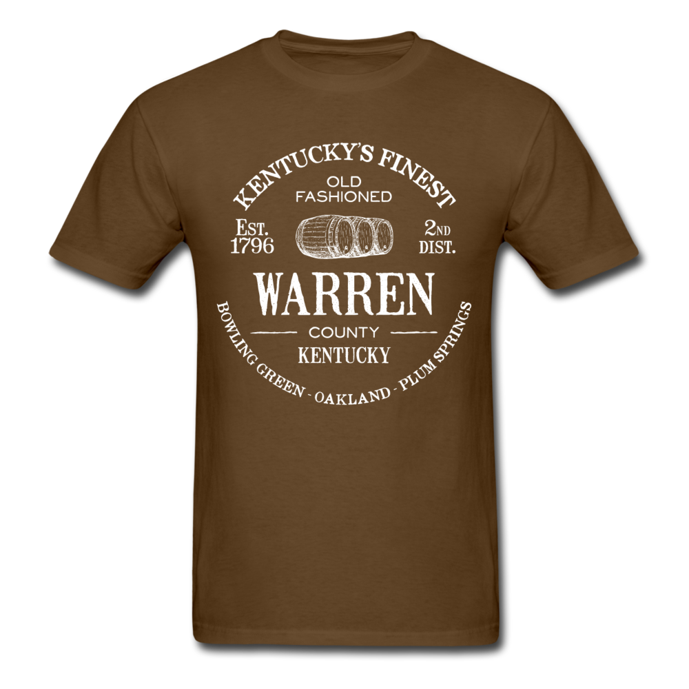 Warren County Vintage KY's Finest T-Shirt - brown