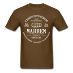 Warren County Vintage KY's Finest T-Shirt - brown