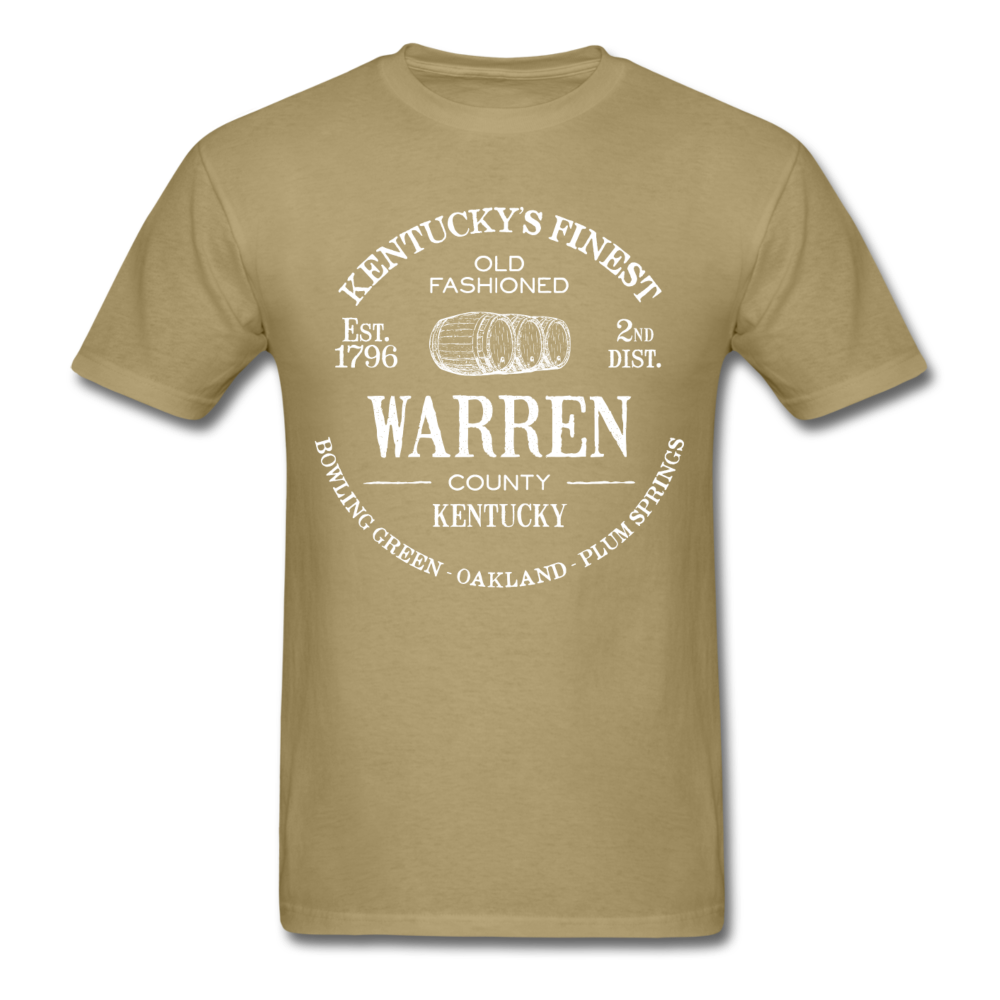 Warren County Vintage KY's Finest T-Shirt - khaki