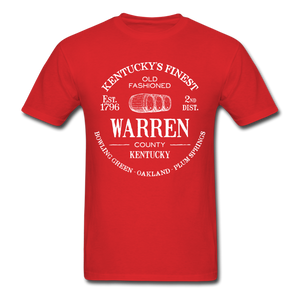 Warren County Vintage KY's Finest T-Shirt - red