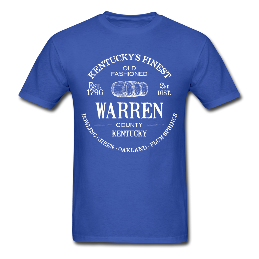 Warren County Vintage KY's Finest T-Shirt - royal blue