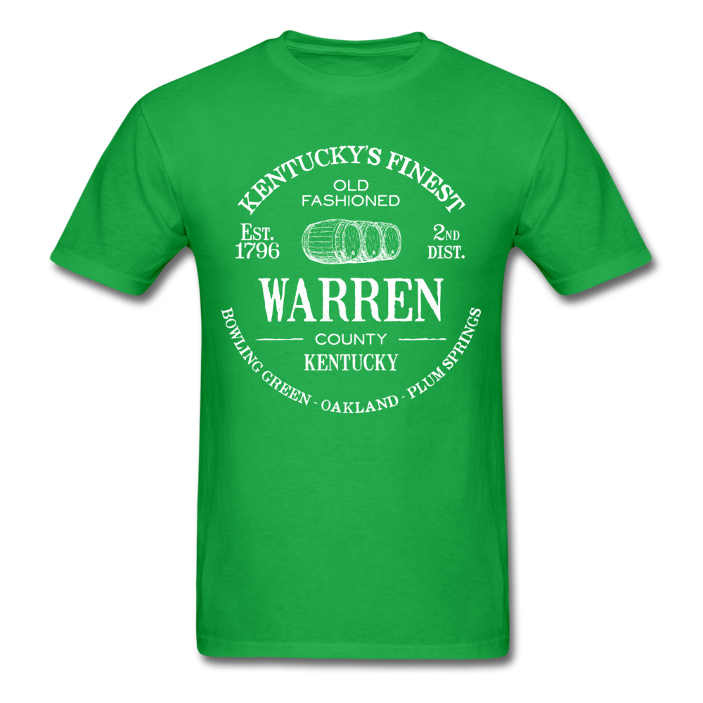 Warren County Vintage KY's Finest T-Shirt - bright green