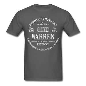 Warren County Vintage KY's Finest T-Shirt - charcoal