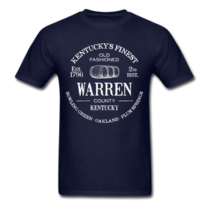 Warren County Vintage KY's Finest T-Shirt - navy