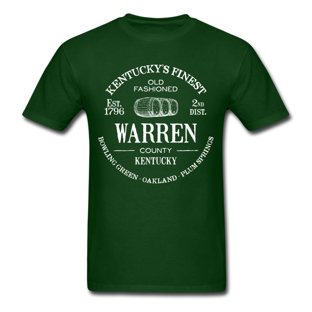 Warren County Vintage KY's Finest T-Shirt - forest green