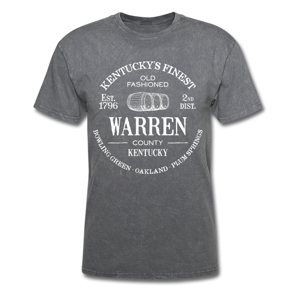 Warren County Vintage KY's Finest T-Shirt - mineral charcoal gray