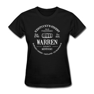 Warren County Vintage KY's Finest Women's T-Shirt - black