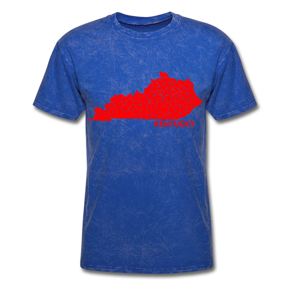 Kentucky County Map T-Shirt - mineral royal