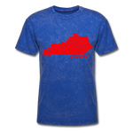 Kentucky County Map T-Shirt - mineral royal