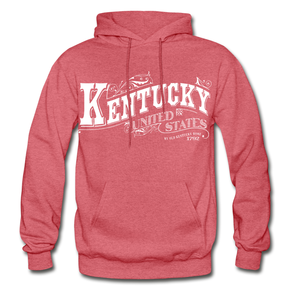 Kentucky Ornate Hoodie - heather red