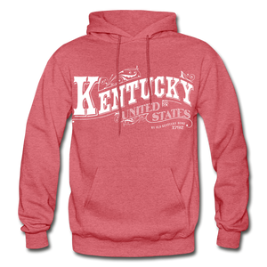 Kentucky Ornate Hoodie - heather red