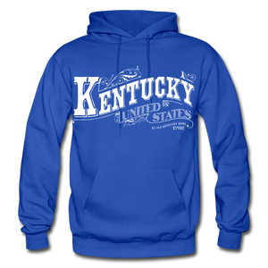 Kentucky Ornate Hoodie - royal blue