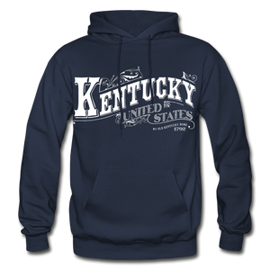 Kentucky Ornate Hoodie - navy