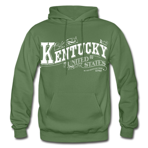 Kentucky Ornate Hoodie - military green