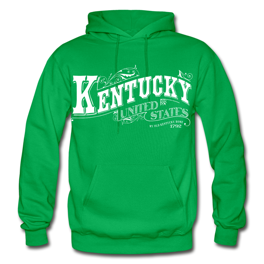 Kentucky Ornate Hoodie - kelly green