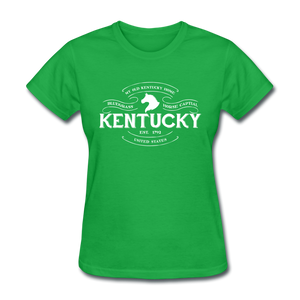 Kentucky Vintage Banner Women's T-Shirt - bright green