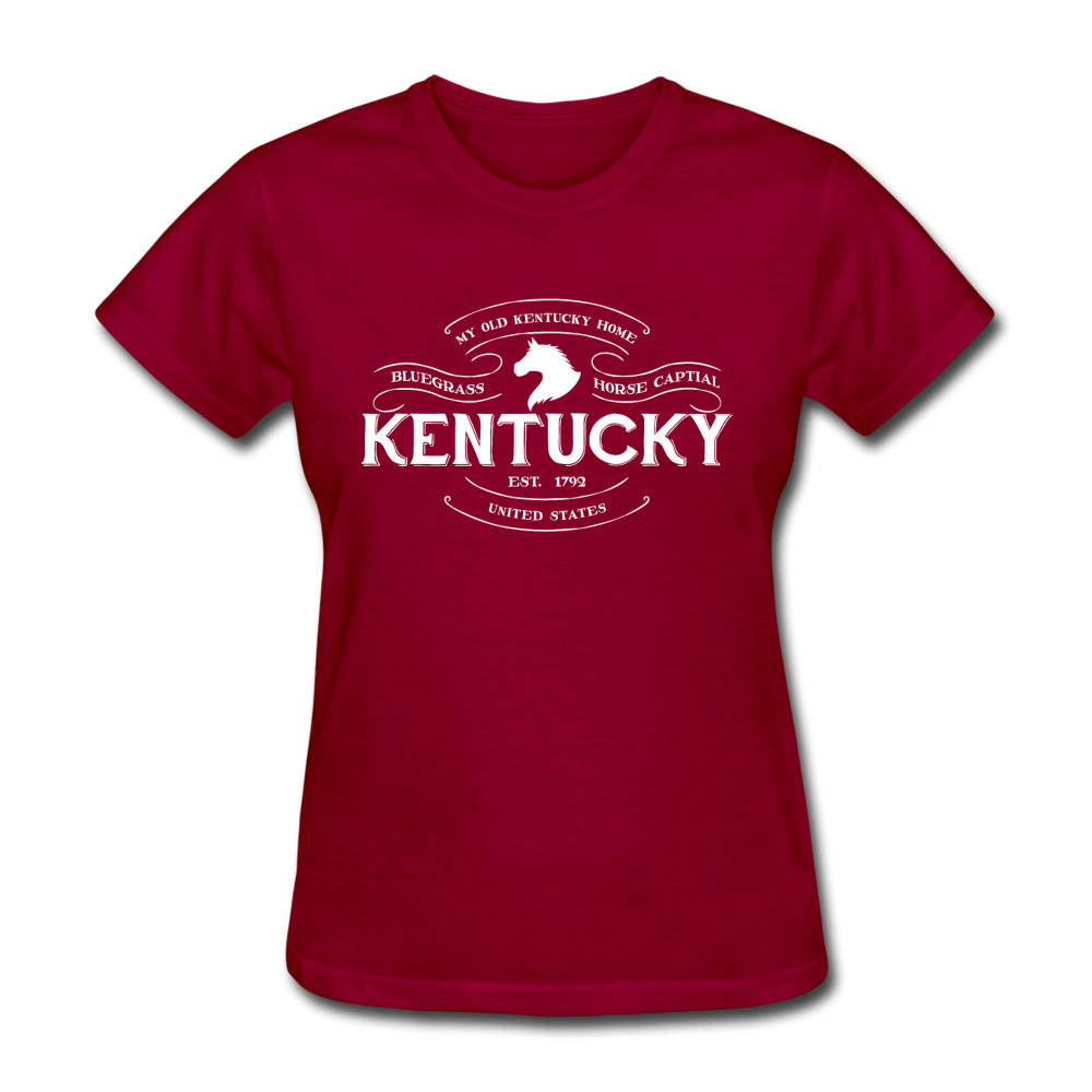 Kentucky Vintage Banner Women's T-Shirt - dark red