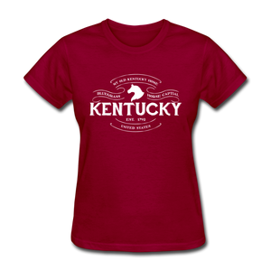 Kentucky Vintage Banner Women's T-Shirt - dark red