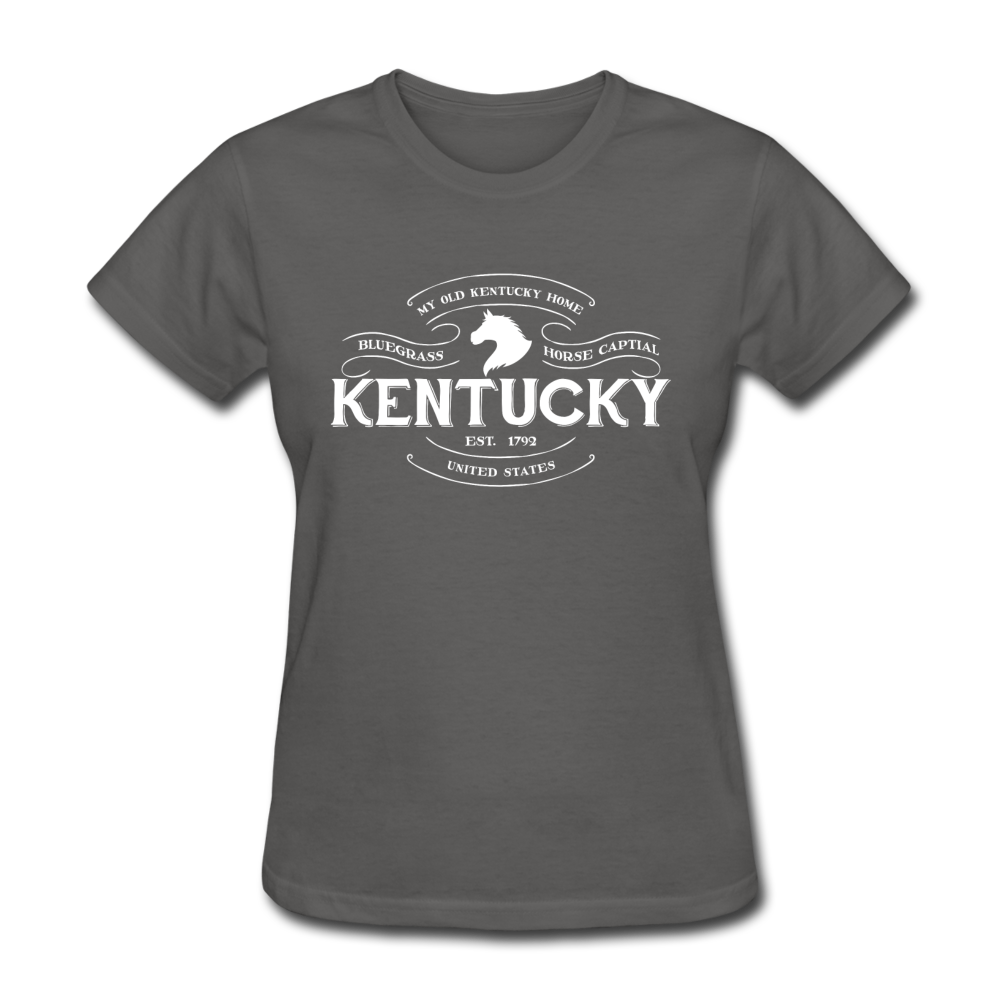 Kentucky Vintage Banner Women's T-Shirt - charcoal