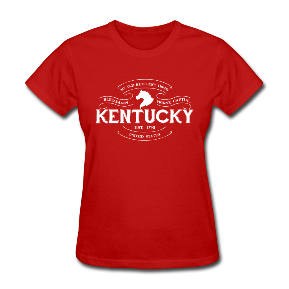 Kentucky Vintage Banner Women's T-Shirt - red