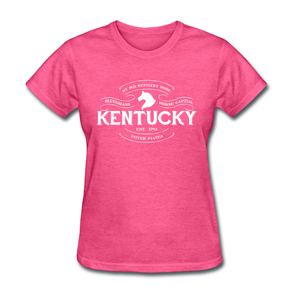 Kentucky Vintage Banner Women's T-Shirt - heather pink