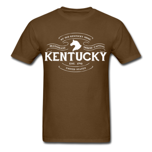 Kentucky Vintage Banner T-Shirt - brown