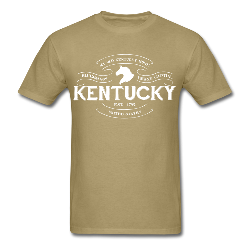 Kentucky Vintage Banner T-Shirt - khaki