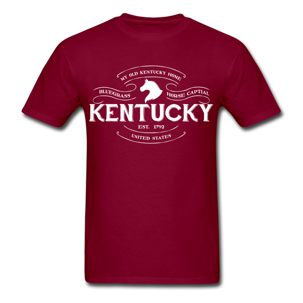 Kentucky Vintage Banner T-Shirt - burgundy