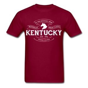 Kentucky Vintage Banner T-Shirt - burgundy