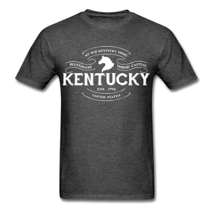 Kentucky Vintage Banner T-Shirt - heather black