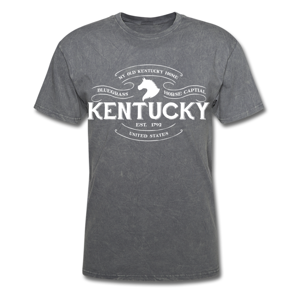 Kentucky Vintage Banner T-Shirt - mineral charcoal gray